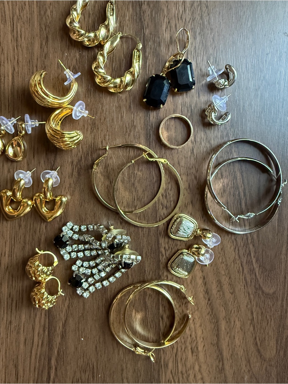 Statement and Costume Earring and Ring Lot- Women Jewelry